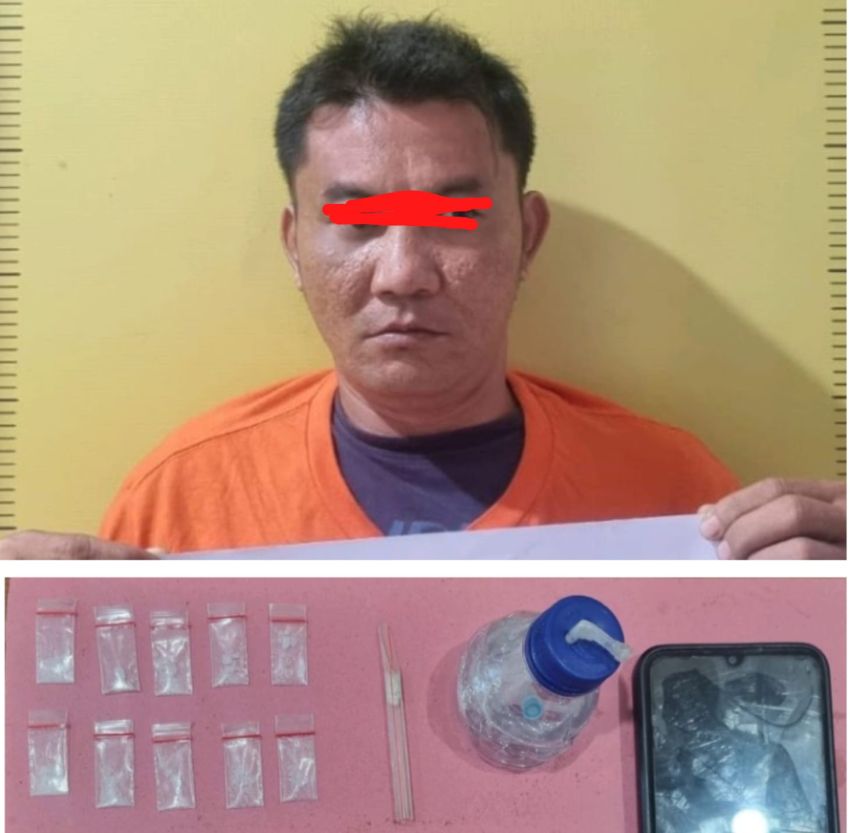 Polres Labusel Gagalkan Transaksi Narkoba Jenis Sabu di Rumah Kosong Simpang Tugu