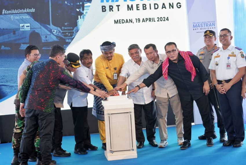 Proyek Mastran BRT Mebidang Resmi Diluncurkan, Medan Segera Miliki Bus Rapid Transit